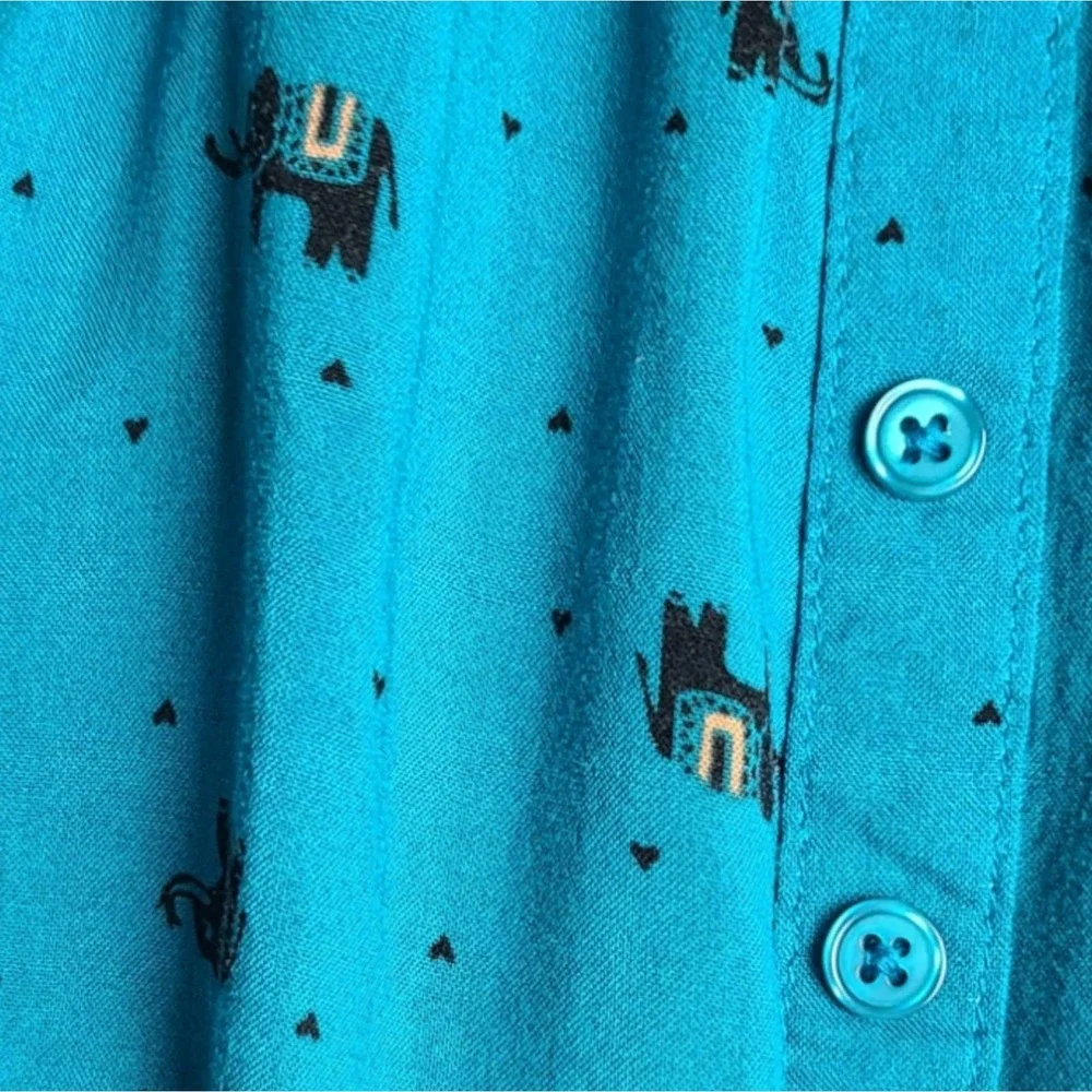 XHILARATION | TEAL JUMPER